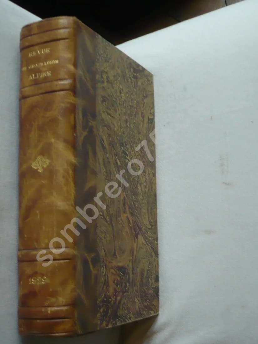 Revue de Géographie Alpine XVII - 1929