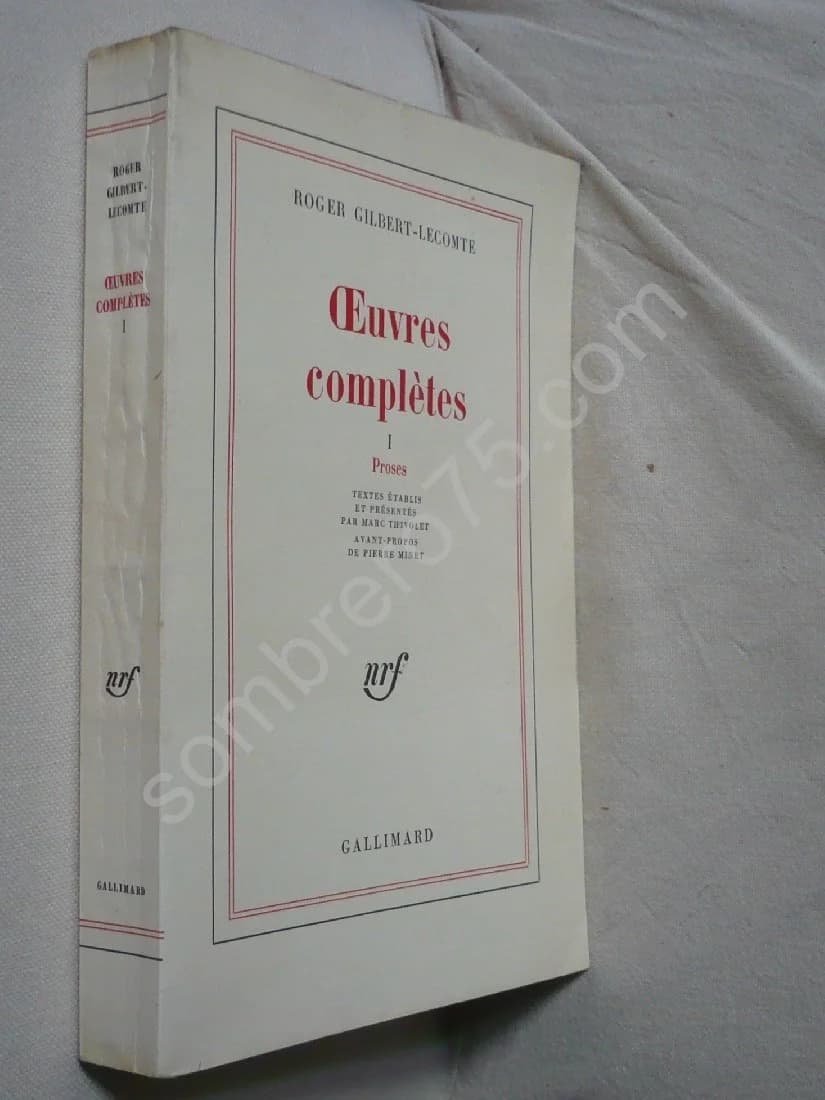 Oeuvres Complètes - 2 Volumes - Roger GILBERT LECOMTE - Image 2