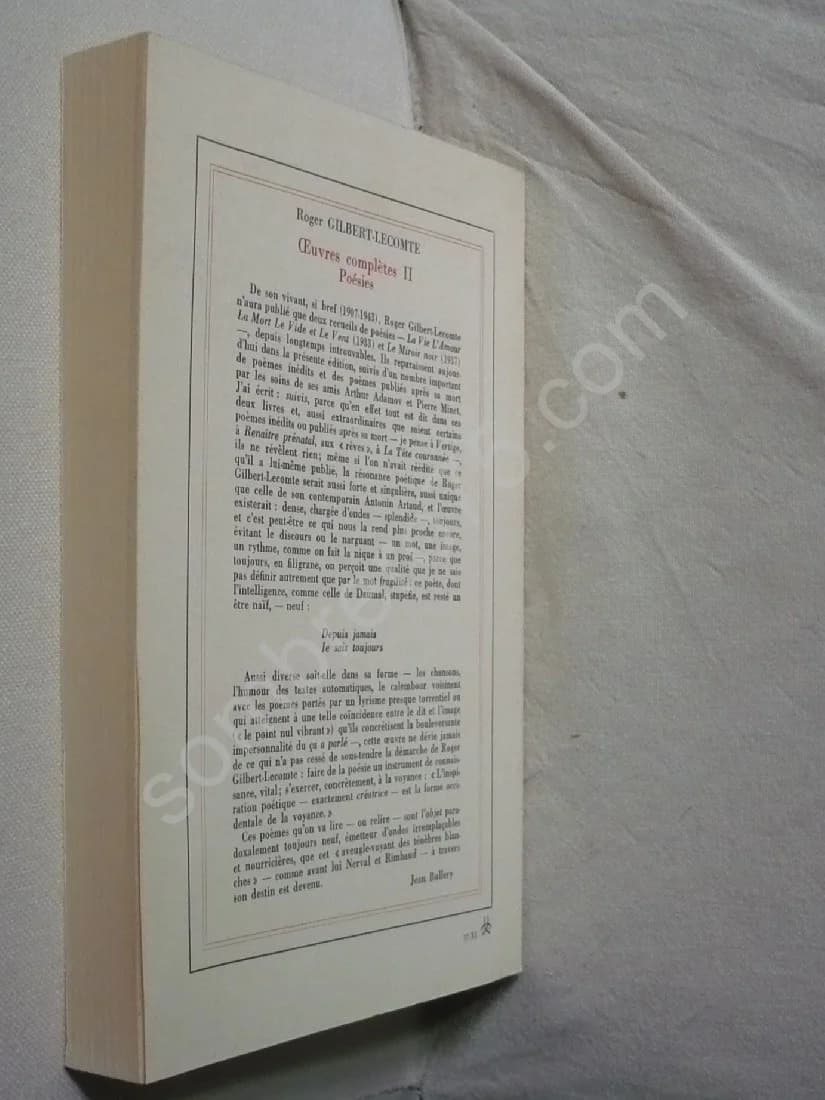 Oeuvres Complètes - 2 Volumes - Roger GILBERT LECOMTE - Image 6