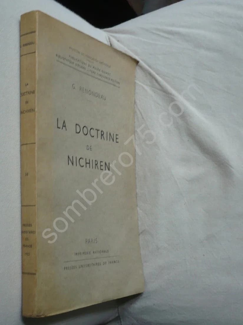 La Doctrine de Nichiren. G RENONDEAU - Image 2