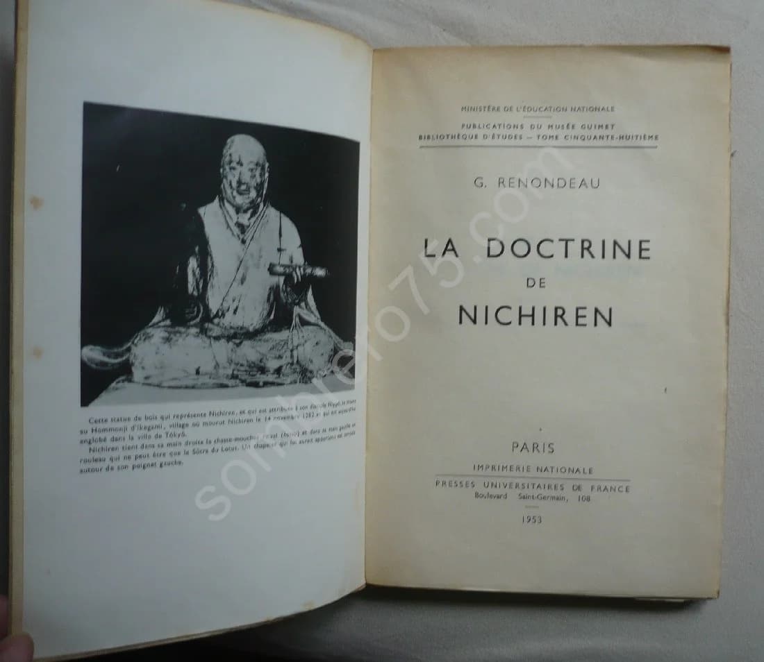 La Doctrine de Nichiren. G RENONDEAU - Image 3