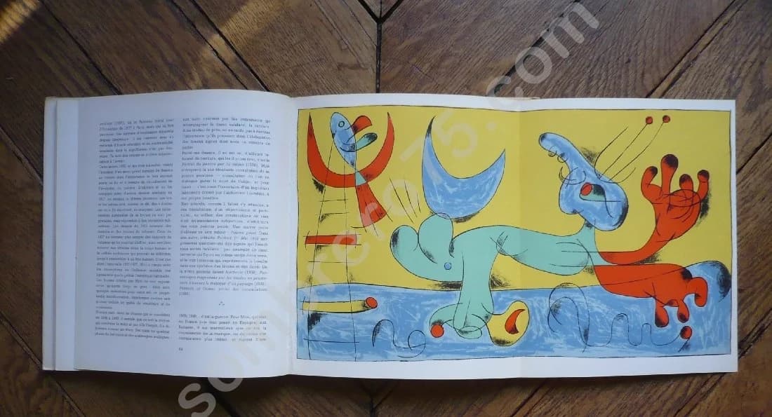 Miro - Jacques Prévert et G Ribemont Dessaignes.. Litho - Image 5