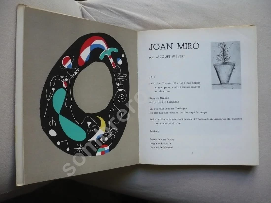 Miro - Jacques Prévert et G Ribemont Dessaignes.. Litho - Image 7