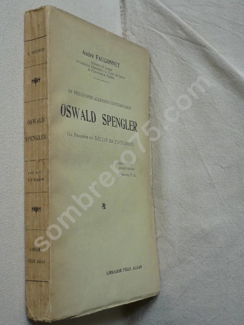 Un Philosophe Allemand Contemporain - Oswald SPENGLER - Image 2