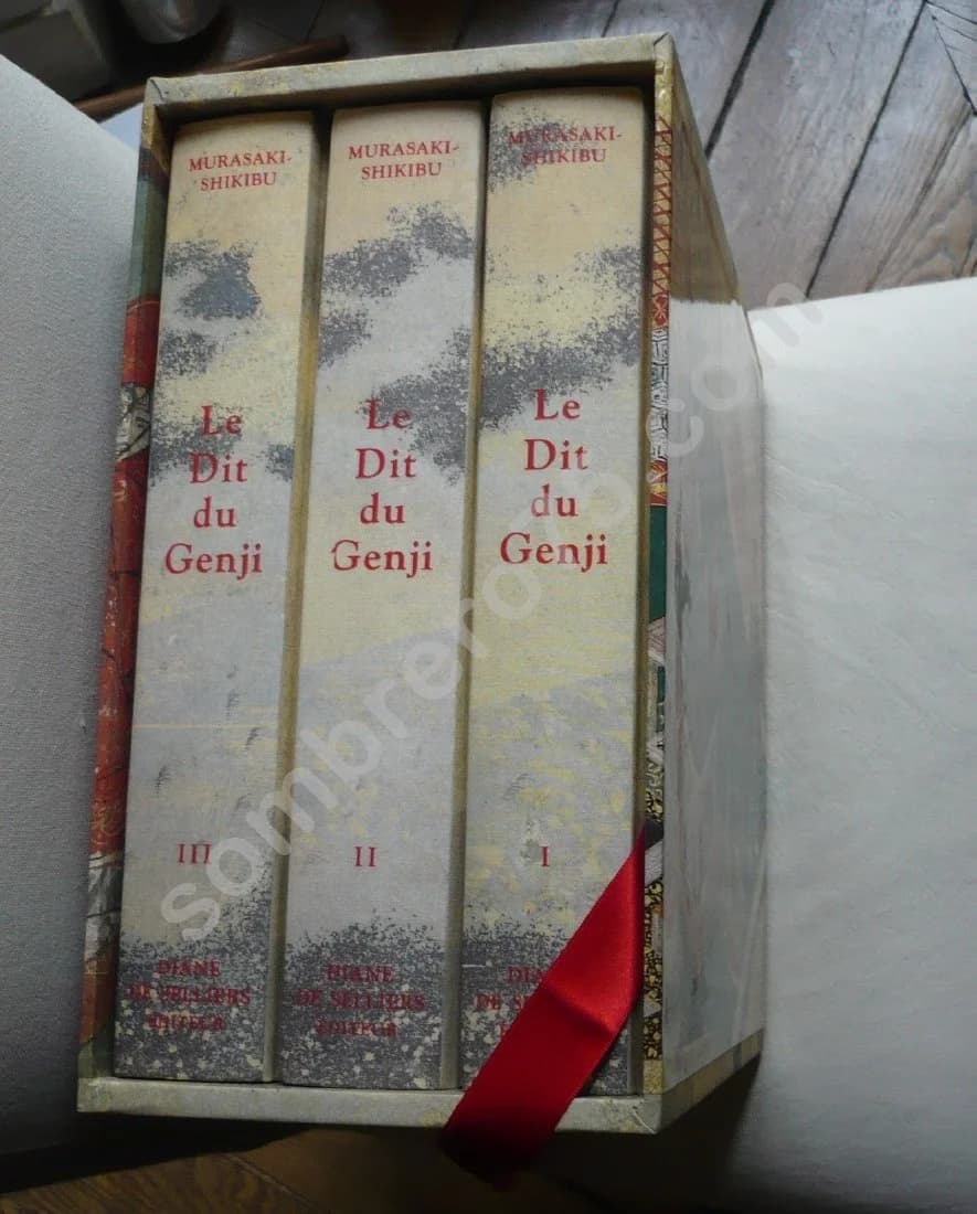 Le Dit du Genji - Murasak-Shikibu. 3 volumes sous coffret