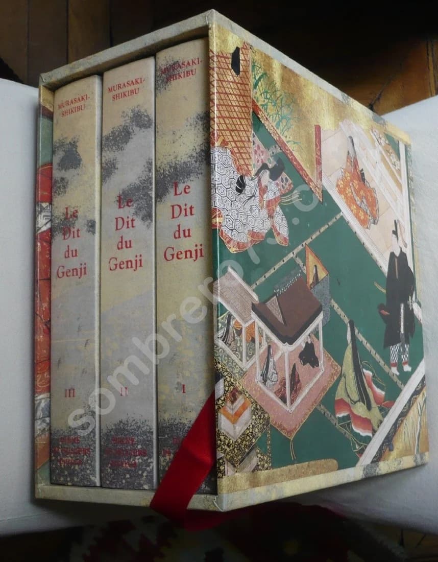 Le Dit du Genji - Murasak-Shikibu. 3 volumes sous coffret - Image 2