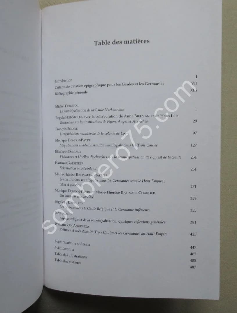 Cités, Municipes, Colonies : Les processus de municipalisation en Gaule et en Germanie sous le haut Empire romain - Image 6
