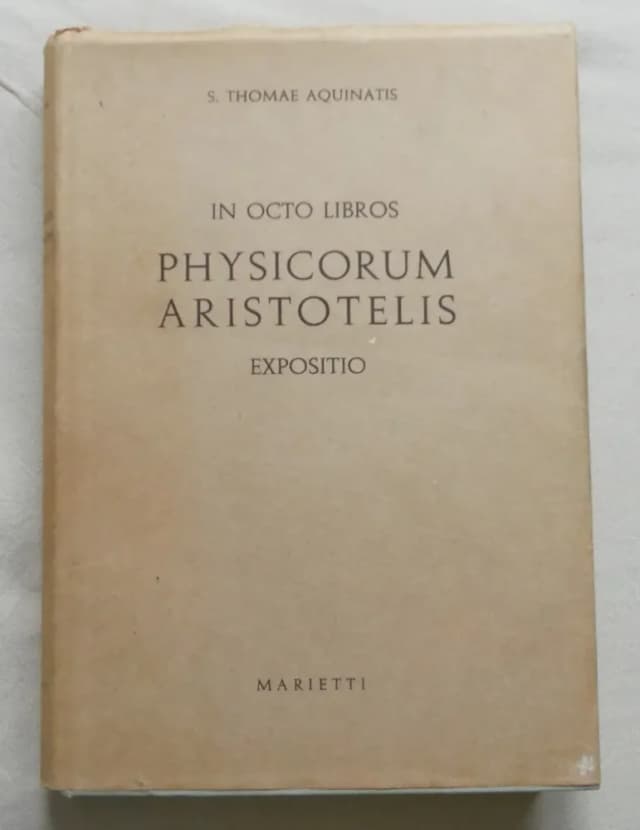 Couverture de In Octo Libros Physicorum Aristotelis - Expositio