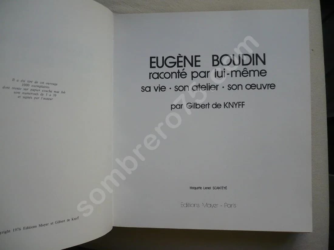E. BOUDIN. Gilbert de Knyff - Image 3