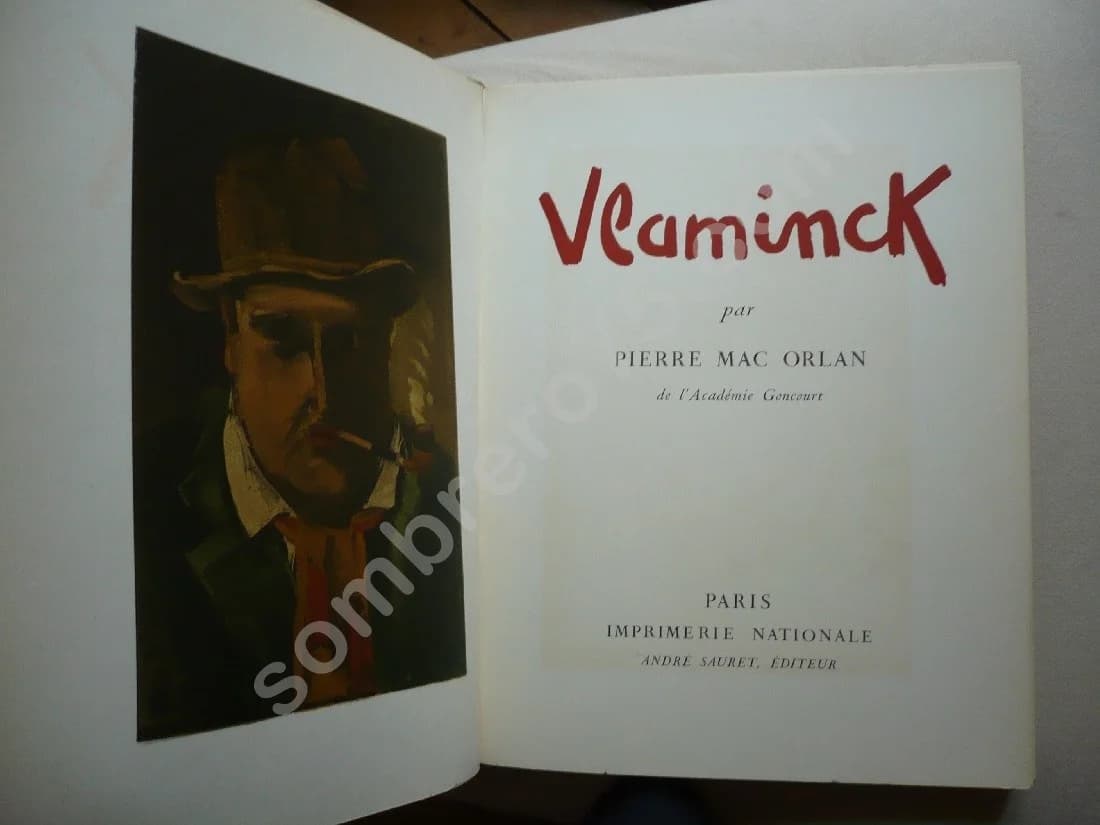Vlaminck - Mac Orlan. 5 lithographies originales - Image 3