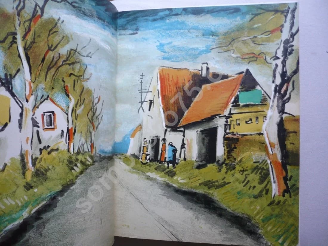 Vlaminck - Mac Orlan. 5 lithographies originales - Image 4