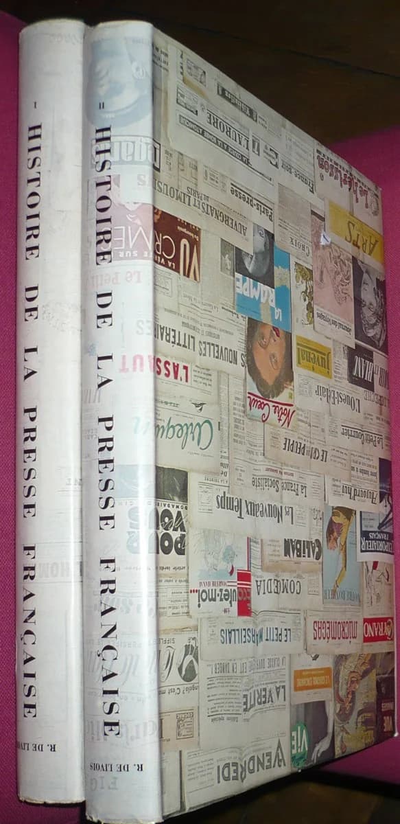 Histoire de la Presse Française. 2 Volumes. René de Livois - Image 2