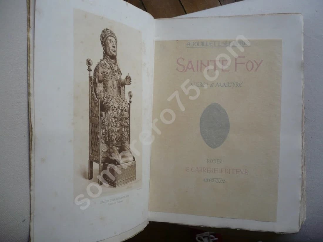 Sainte Foy - Vierge et Martyre. 1900. et L SERVIERES - Image 3