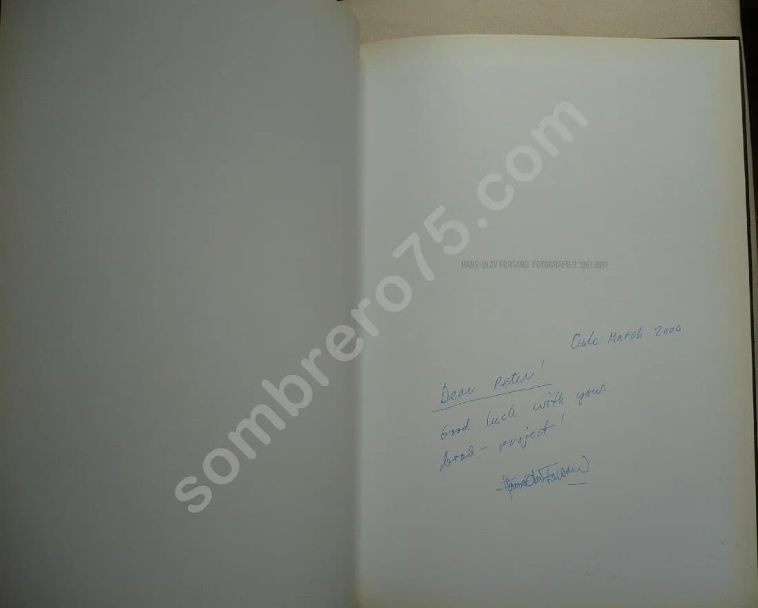 Hans Olav Forsang Fotographier 1967-1997. Envoi - Image 4