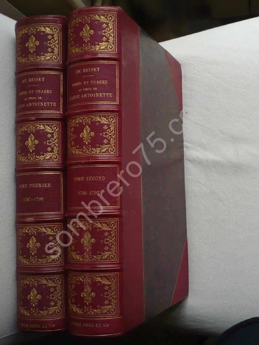 Modes et Usages du Temps de Marie Antoinette. 2 vol. Le. 1885