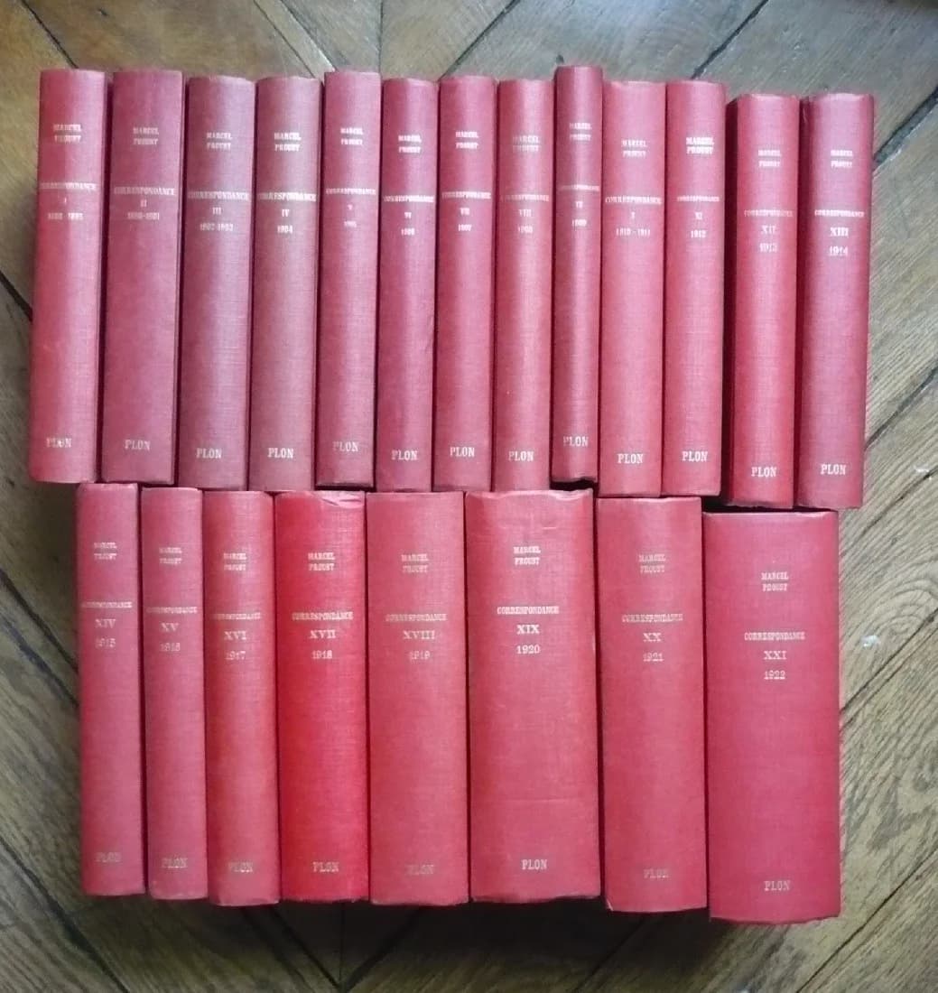 Correspondance de Marcel PROUST Série Complète 21 volumes