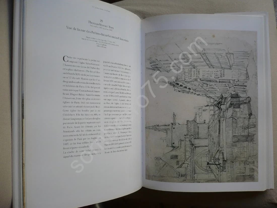 Un Panorama de Paris et ses environs. Tableaux - Dessins. 1680-1840 - Image 5