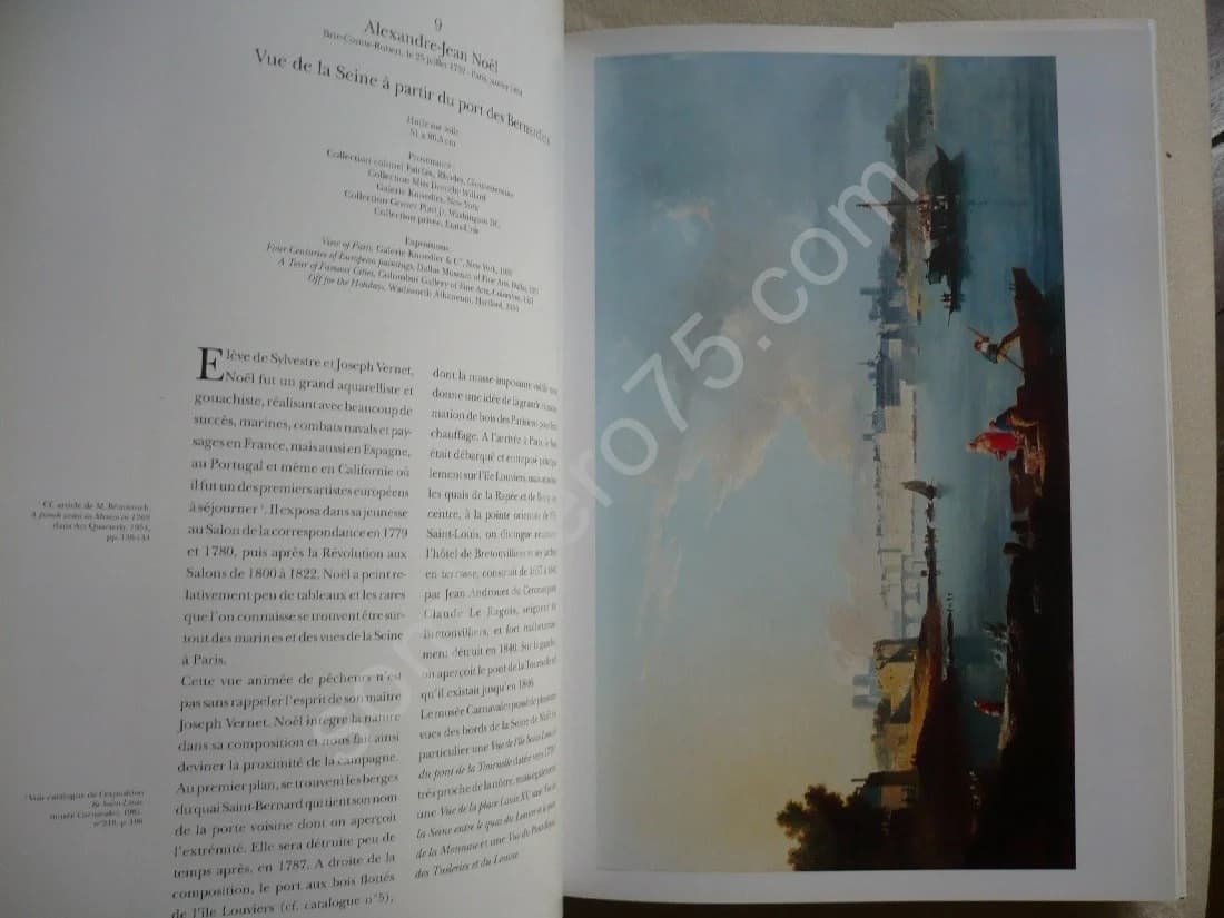 Un Panorama de Paris et ses environs. Tableaux - Dessins. 1680-1840 - Image 7