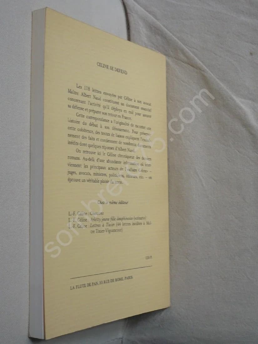 Lettres à son Avocat - 118 lettres inédites à Maitre Albert NAUD - Image 3