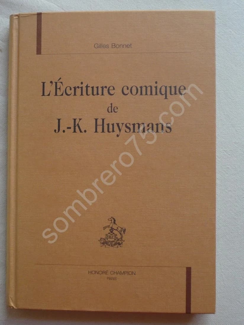 L'Ecriture Comique de J. K. Huysmans