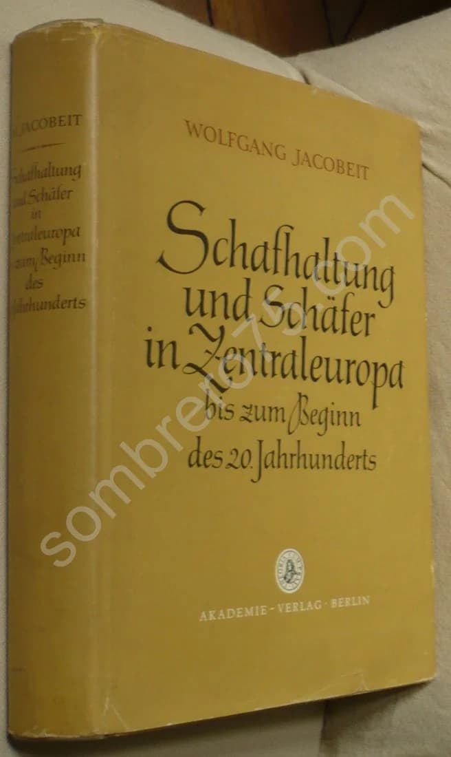 Schafhaltung und Schäfer in Zentraleuropa bis zum Beginn des 20