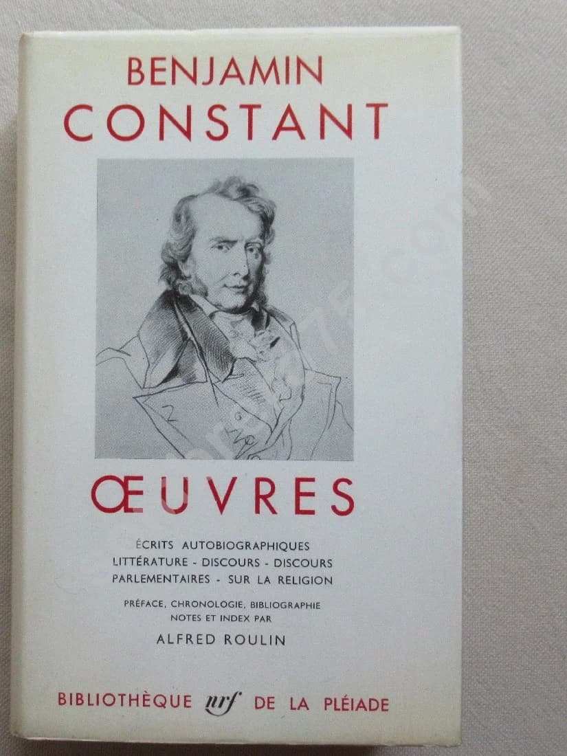 Benjamin CONSTANT - Oeuvres