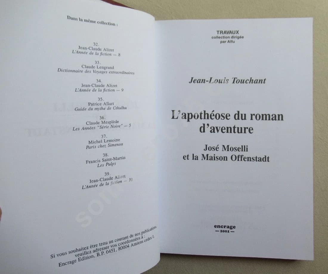 L'Apothéose du Roman d'Aventures. JL TOUCHANT - Image 3