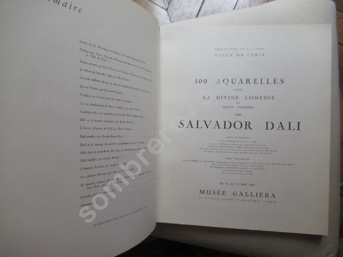 Salvador DALI - Musée Galliera. Cent aquarelles pour la Divine Comédie - Image 7