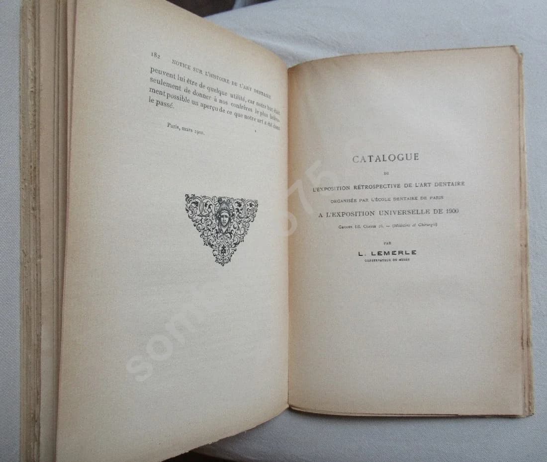 Notice sur l'Histoire de l'Art Dentaire.. 1900 - Image 6