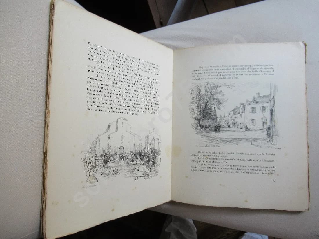 Le Marais de Monts en Vendée - Son rivage et ses iles.. Illustrations Bouroux - Image 6