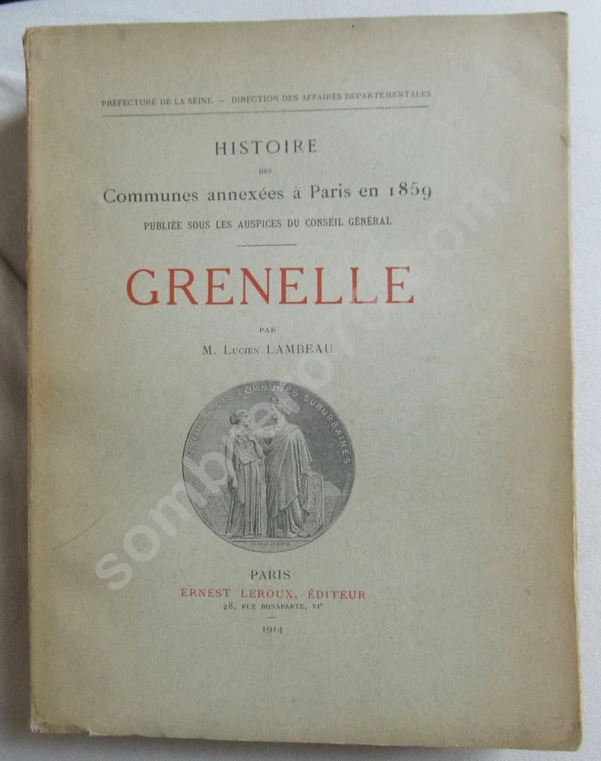 Histoire des Communes annexées à Paris en 1859: Grenelle
