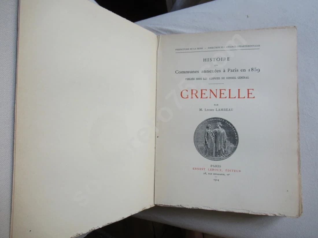 Histoire des Communes annexées à Paris en 1859: Grenelle - Image 2