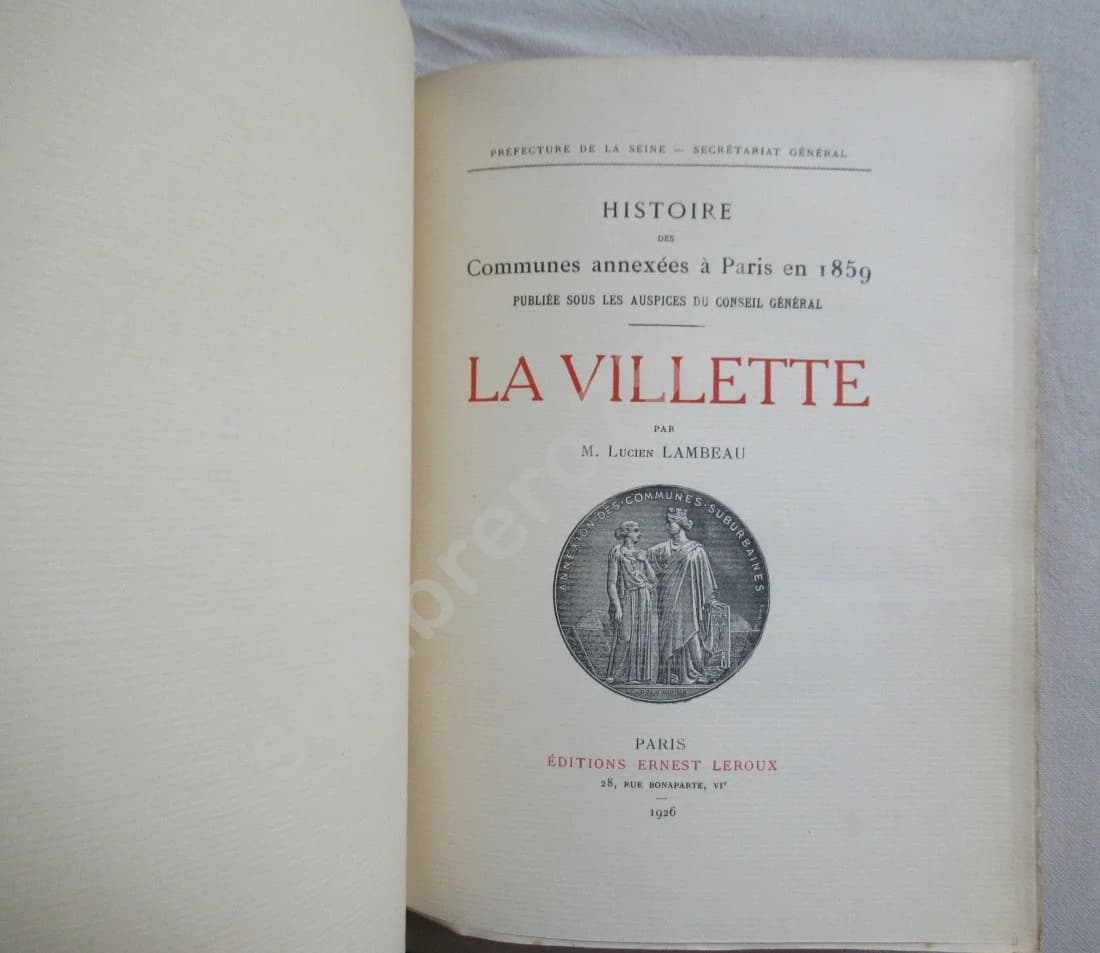 Histoire des Communes annexées à Paris en 1859: La Villette - Image 3