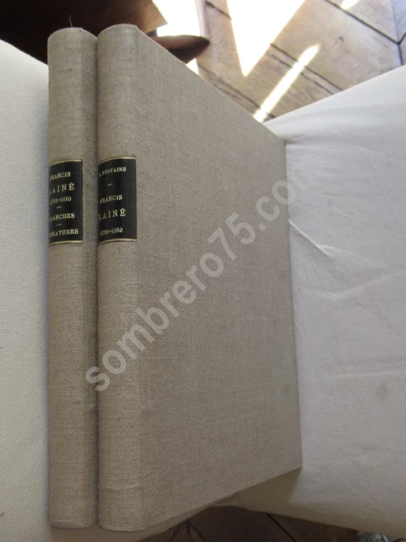 Un Miniaturiste Français inconnu en France - Francis LAINE - 2 vol