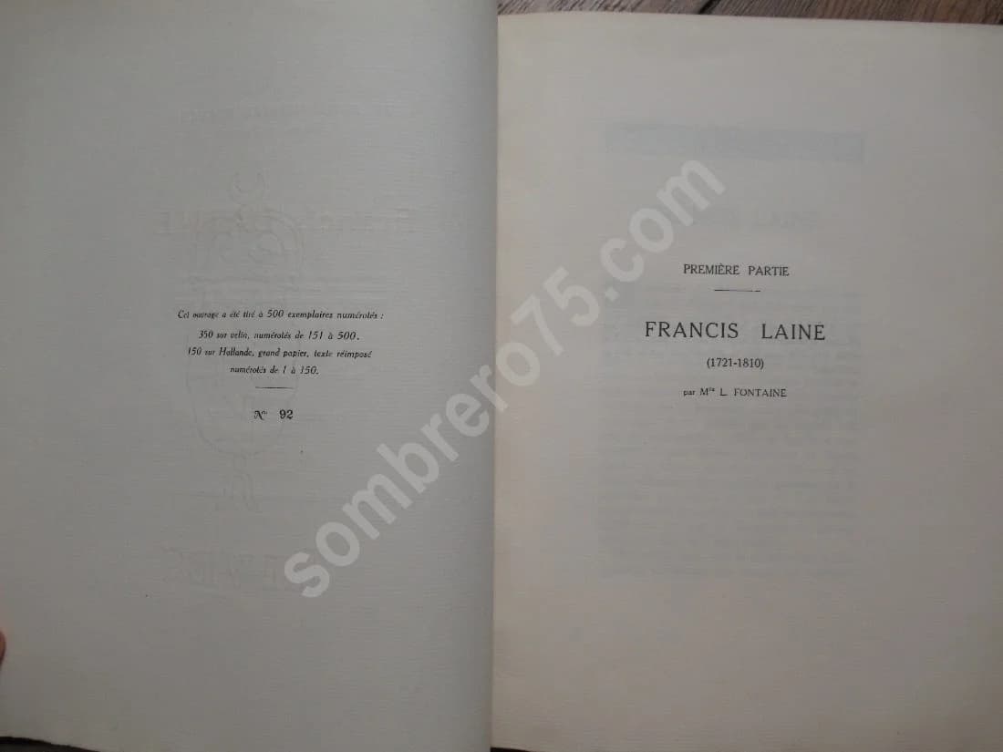 Un Miniaturiste Français inconnu en France - Francis LAINE - 2 vol - Image 8