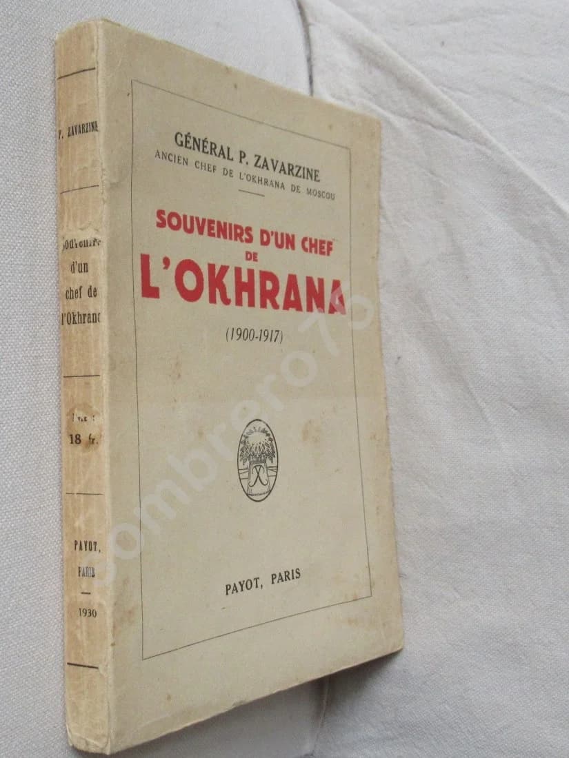 Souvenirs d'un Chef de l'Okhrana (1900-1917) - Image 2