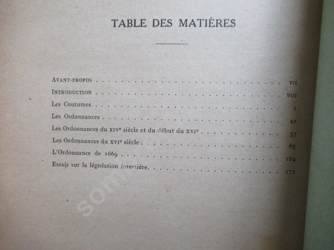La législation forestière sous l'ancien régime. GENEAU DE SAINTE GERTRUDE - Image 5