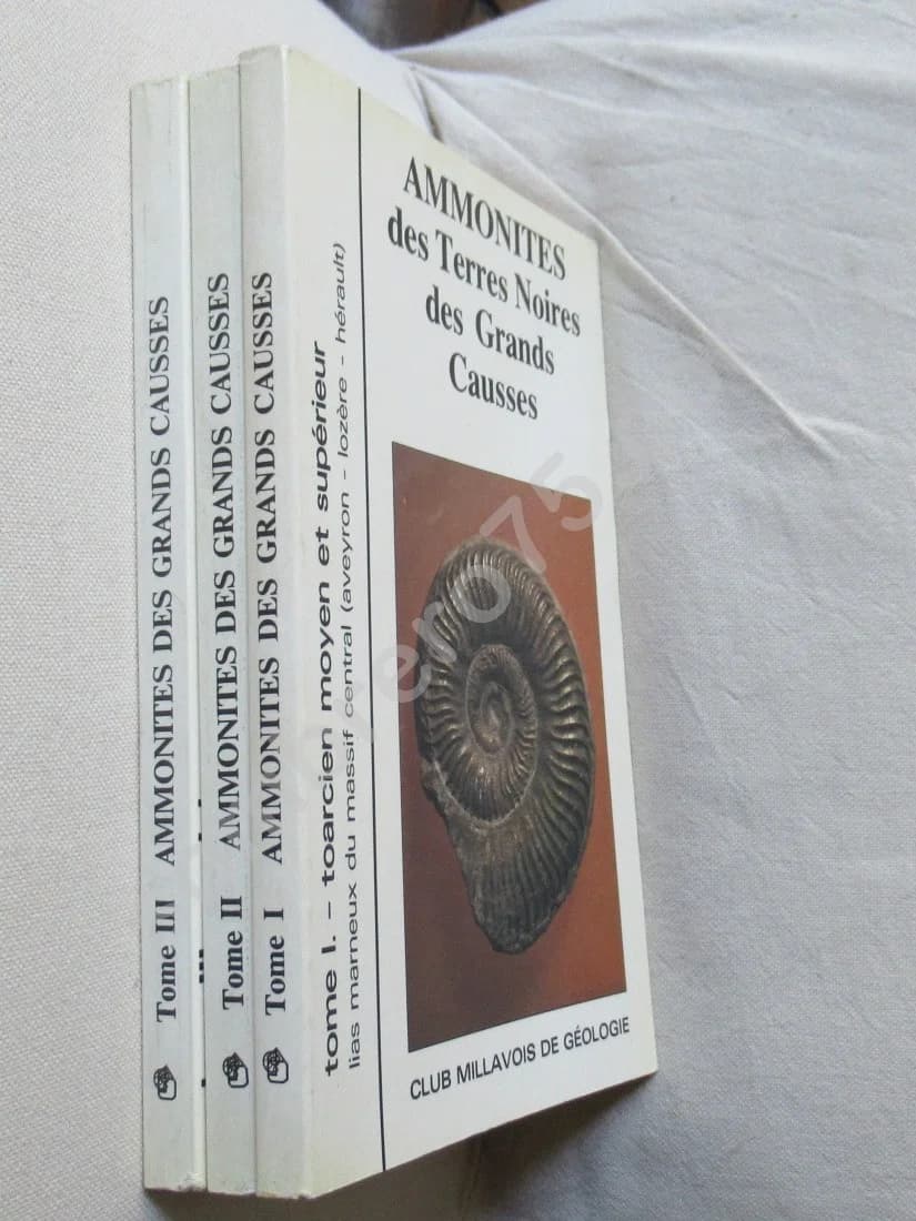 Ammonites des Terres Noires des Grands Causses- 3 Tomes - Image 2