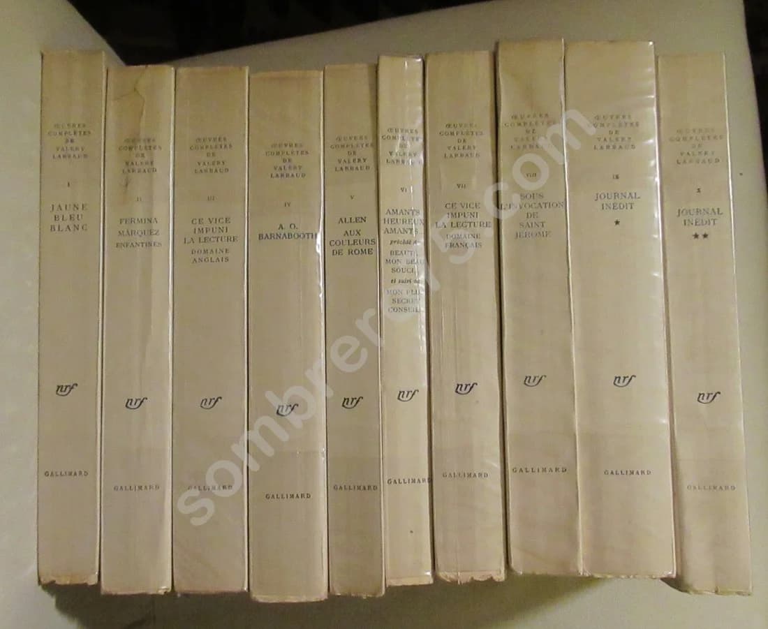 Oeuvres Complètes -. 10 Vol. E.O