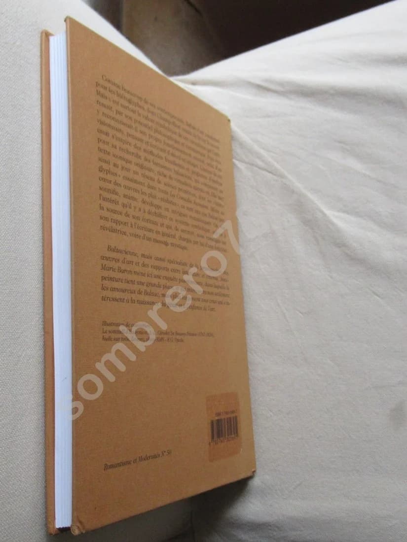 Balzac, ou les hiéroglyphes de l'imaginaire. A.M. BARON - Image 3