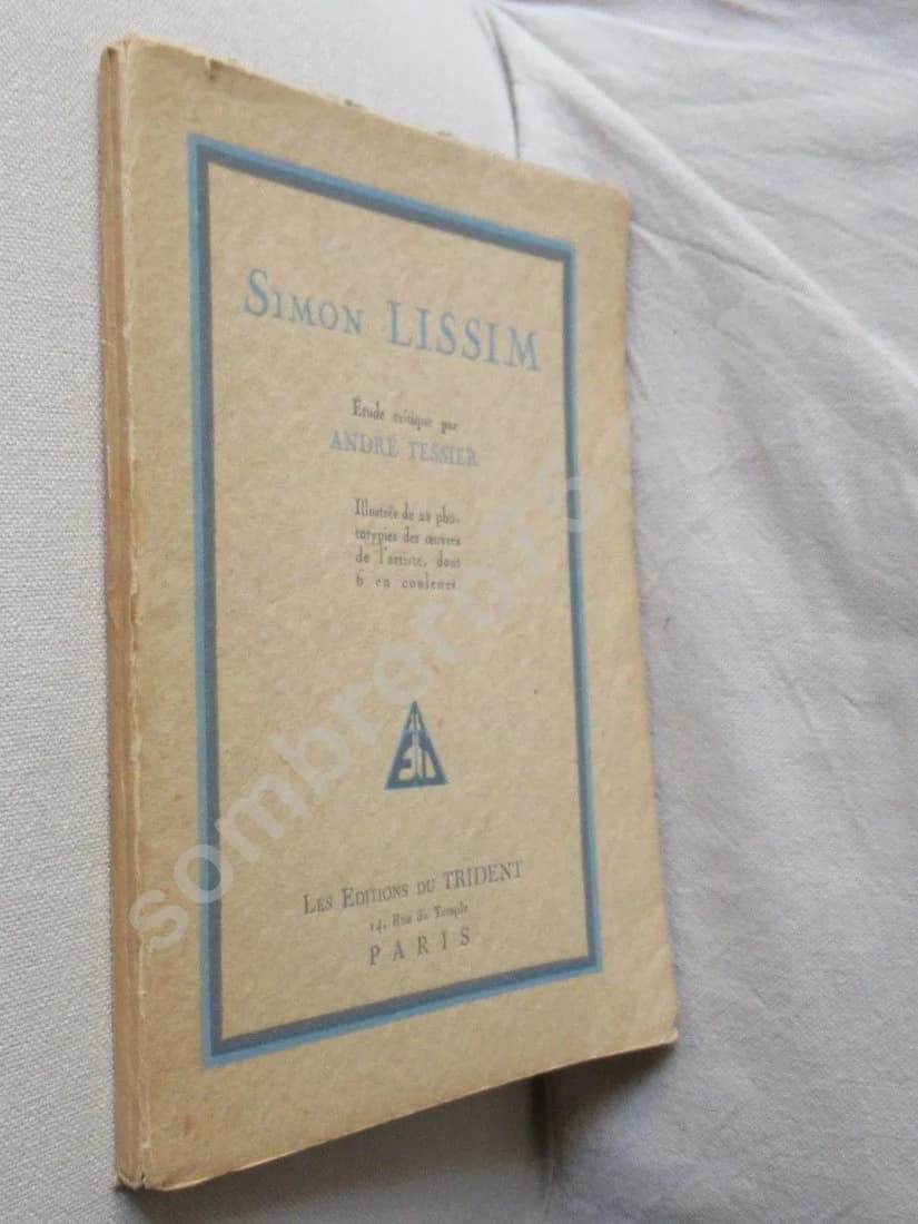 Simon Lissim - Etude critique par. 1928 - Image 2