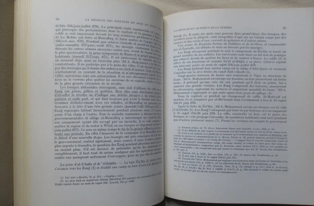 La Révolte des Esclaves en Iraq au IIIe / IXe Siècle. Alexandre POPOVIC - Image 4