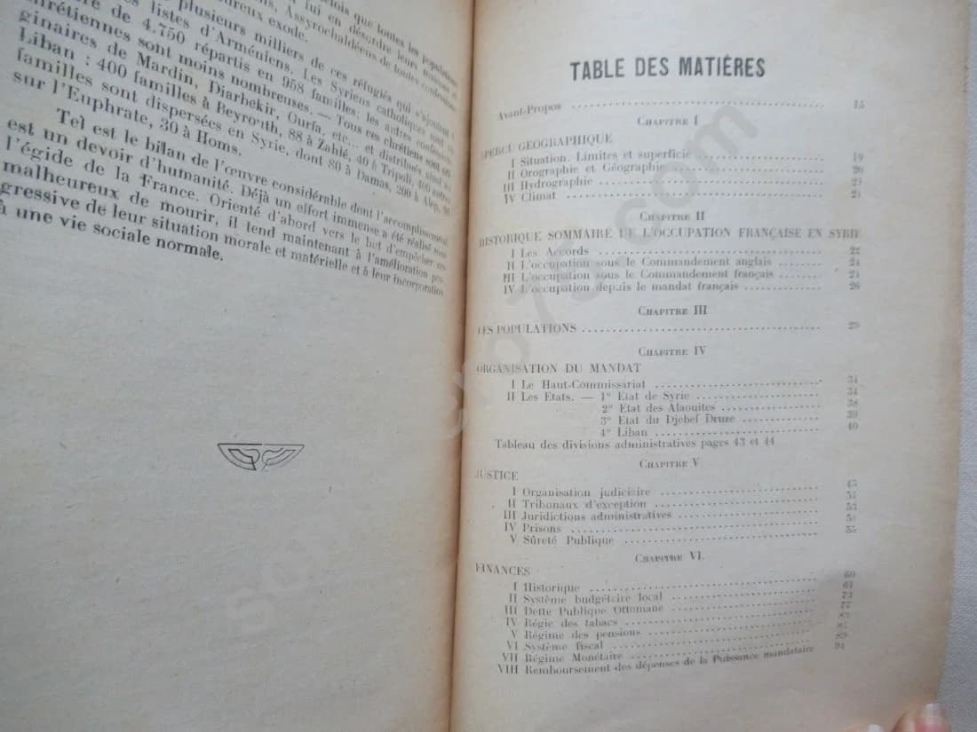 La Syrie et le Liban sous l'occupation et Mandat Français 1919-1927 - Image 6
