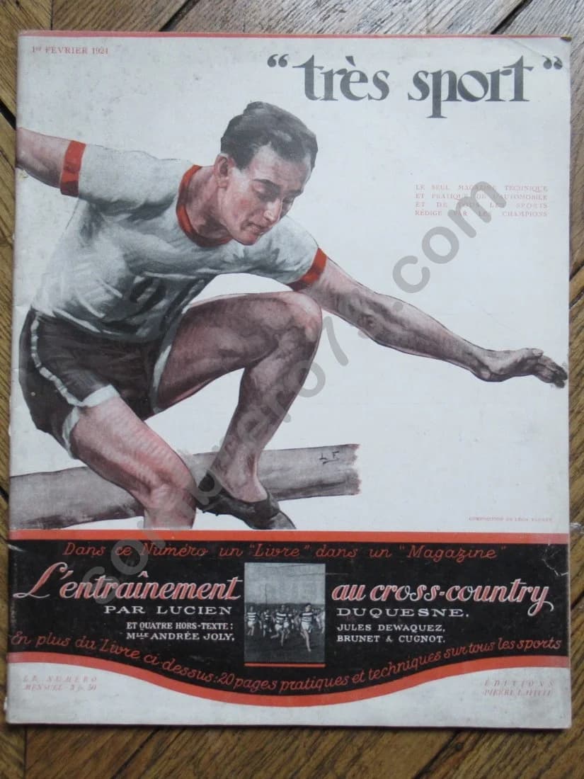 Très sport, n°22 du 1er février 1924 : L'entrainement au cross crountry