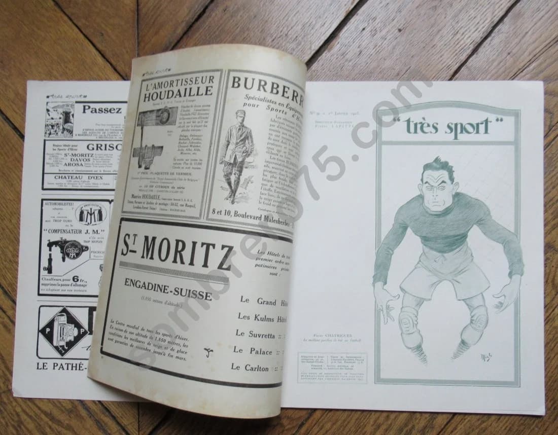 Très Sport du 1 janvier 1923 - Le Patinage par F. PIGUERON - Image 3