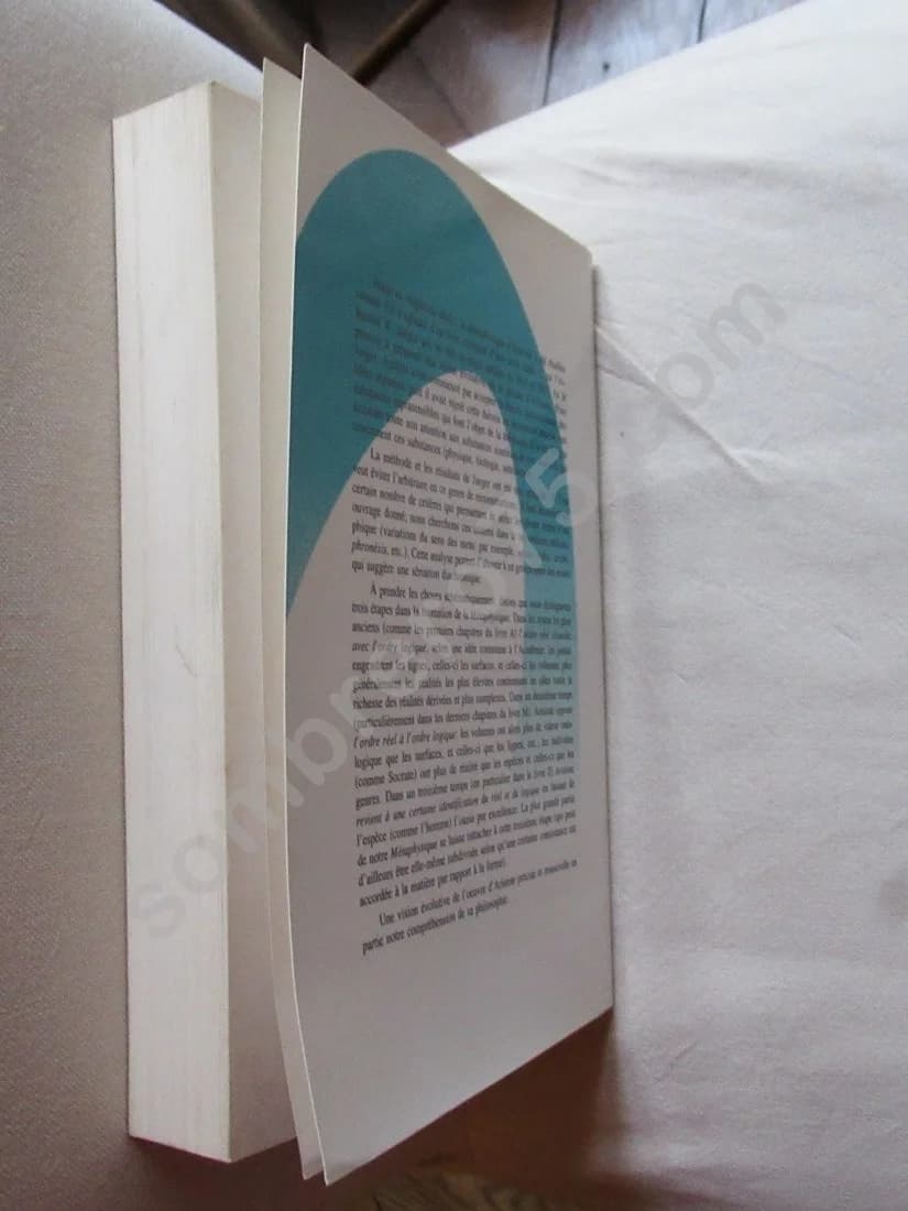 Analyse Génétique de la Métaphysique d'Aristote. B. DUMOULIN. Envoi - Image 5