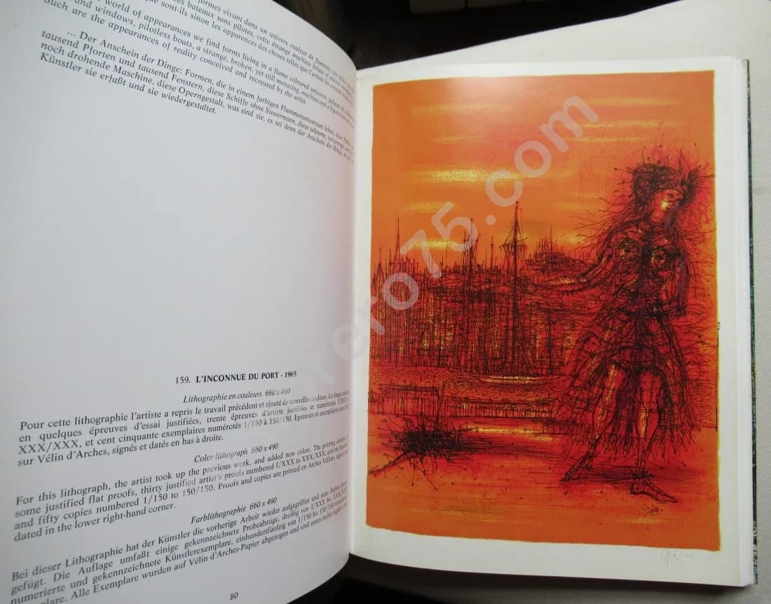 CARZOU Graveur et lithographe 1963 / 1968 Tome II. Envoi - Image 7