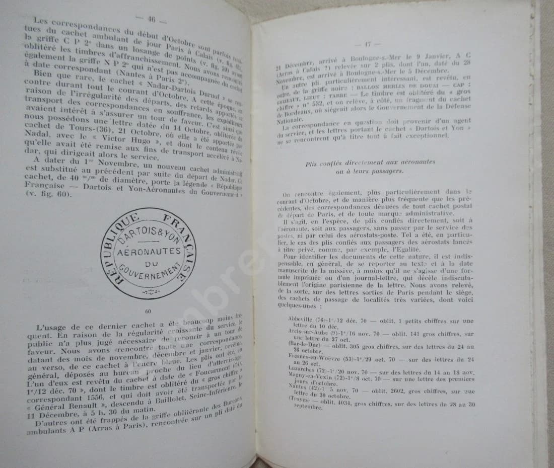 Les Correspondances par Ballon monté du Siège de Paris. L FRANCOIS - Image 6