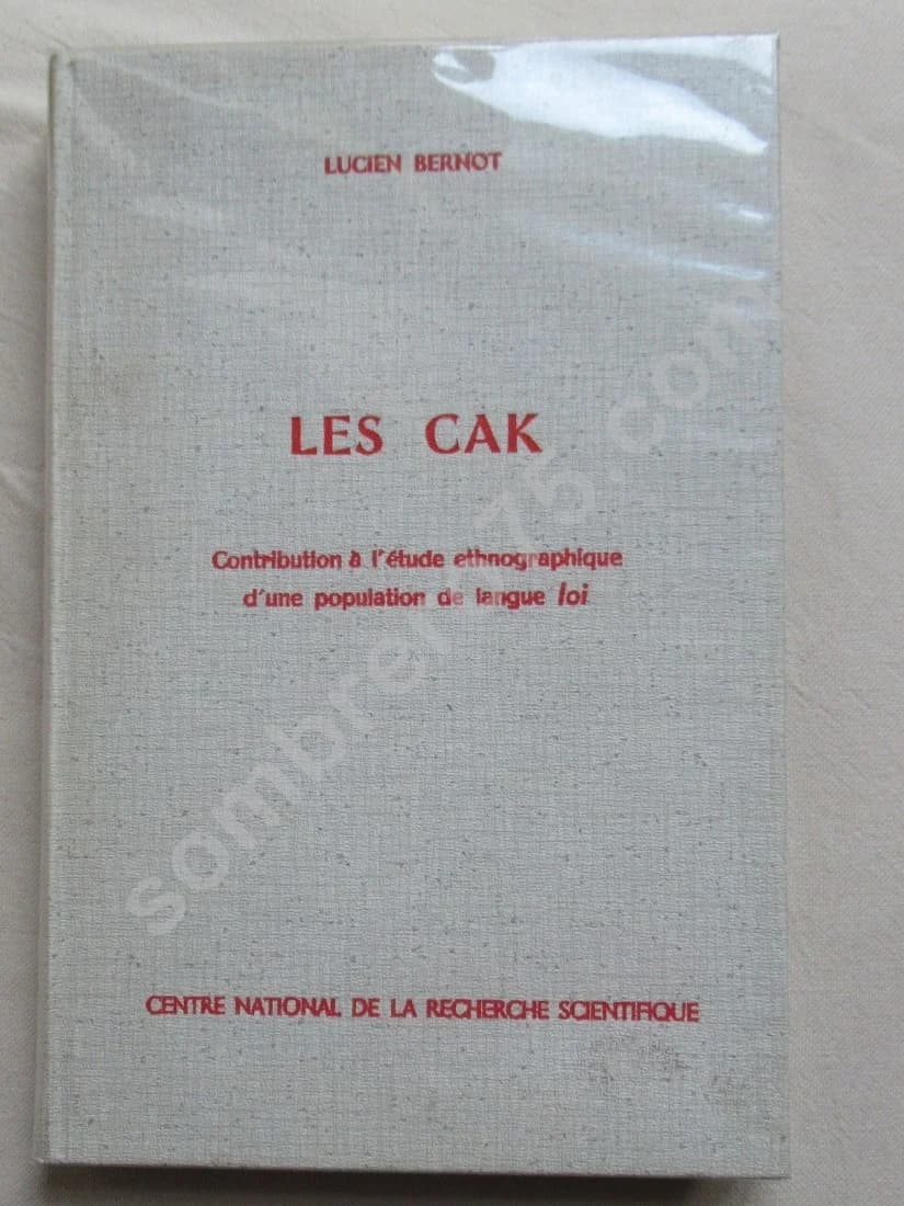 Les CAK. Contribution à l'étude ethnographique d'une population de langue loi