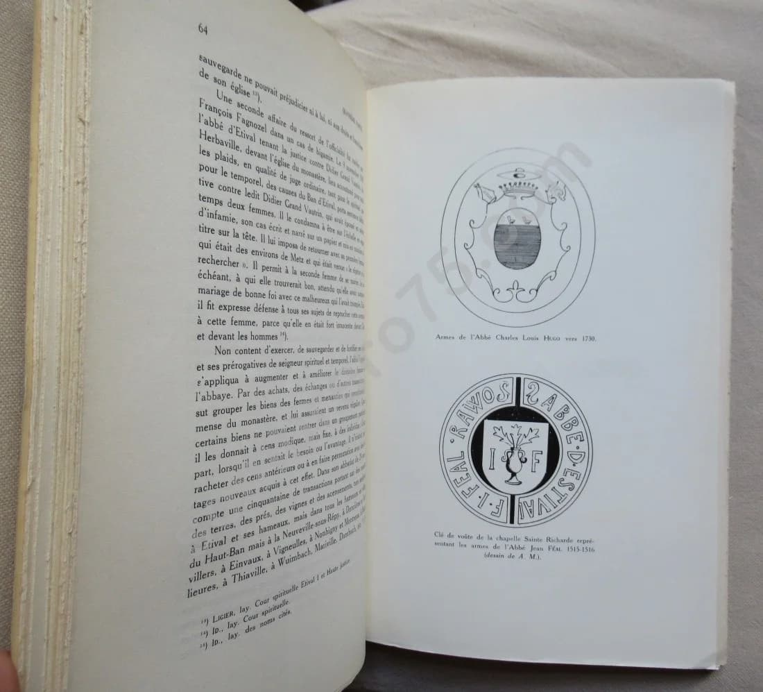 L'Abbaye d'Etival Ordre de Prémontré du XIIe au XVIIIe siècle. M GEORGEL - Image 4